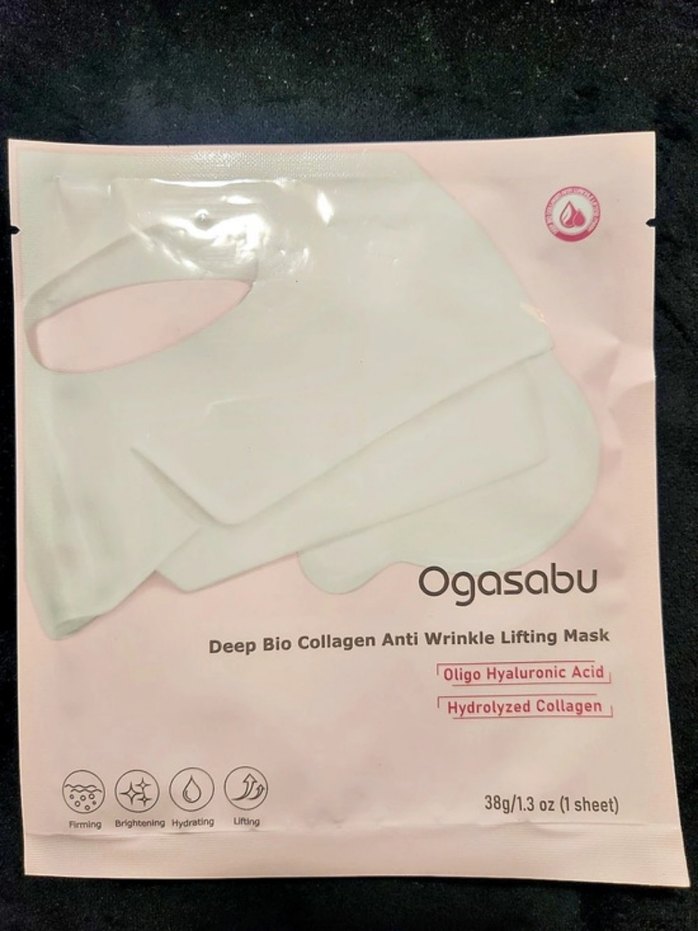 Ogasabu Deep Bio Collagen Anti Wrinkle Lifting Mask Hyaluronic Acid Sheet Mask